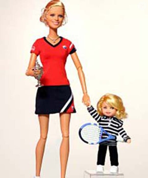 Barbie Kim Clijsters et Jada, révélées au public, le 3 février 2010 !