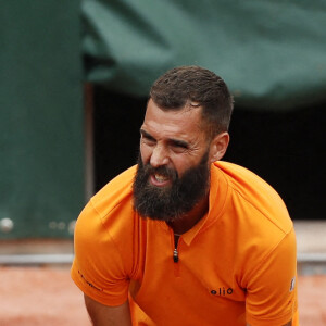 Benoit Paire (FRA) lors du premier tour simple messieurs (jour 3) des Internationaux de France de tennis de Roland Garros à Paris, France, le 24 mai 2022. © Michael Baucher/Panoramic/Bestimage 