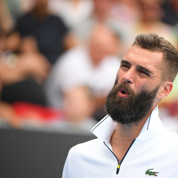 Benoît Paire (France) lors de l'Open d'Australie de tennis à Melbourne, Australie, le 21 janvier 2020. © Chryslene Caillaud/Panoramic/Bestimage 