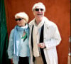 Daniel Prévost et sa femme Jetta - 6ème jour des Internationaux de France de Roland-Garros en 2006 - le 2 juin 2006