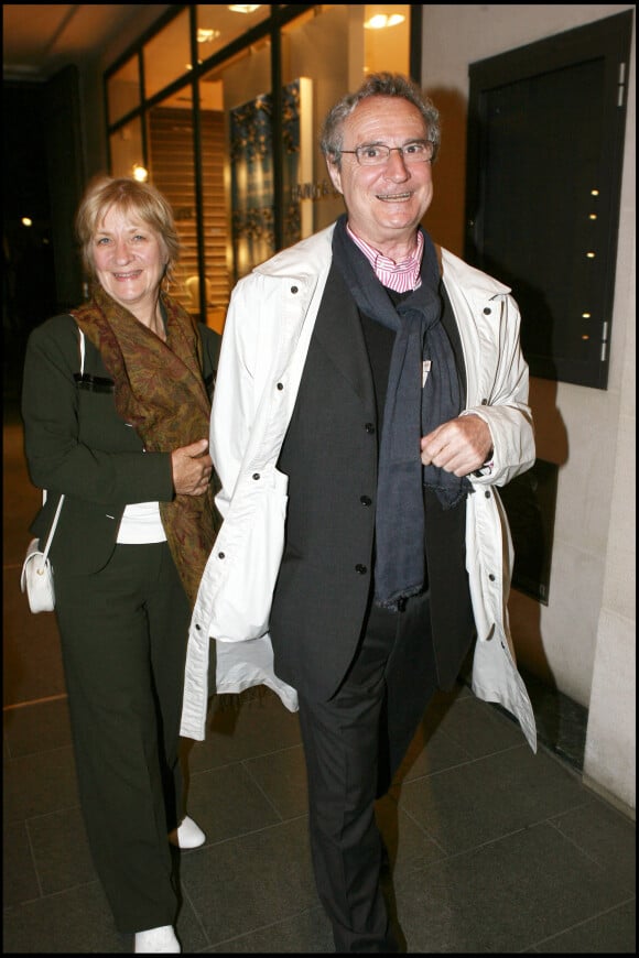 Daniel Prévost et sa femme Jetta - Avant-première de "La maison du bonheur" suivie d'une soirée à la maison du Danemark - le 6 juin 2006
