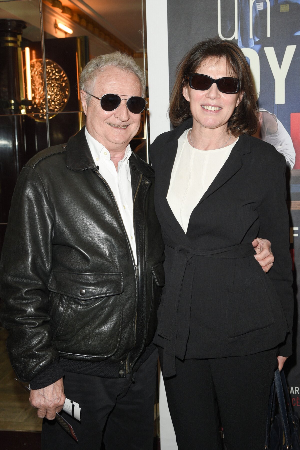 Photo : Daniel Prévost et sa compagne Françoise - Générale des 10 ans du  spectacle Un Poyo Rojo au théatre Antoine à Paris le 17 mai 2018. ©  Coadic GuirecBestimage - Purepeople