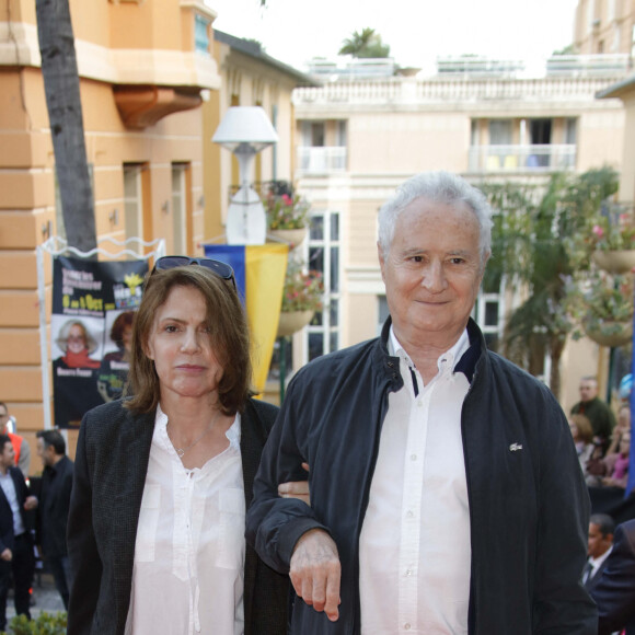 Daniel Prévost et sa compagne Françoise - Ouverture du 6ème Festival Les Héros de la Télé à Beausoleil le 7 octobre 2017.