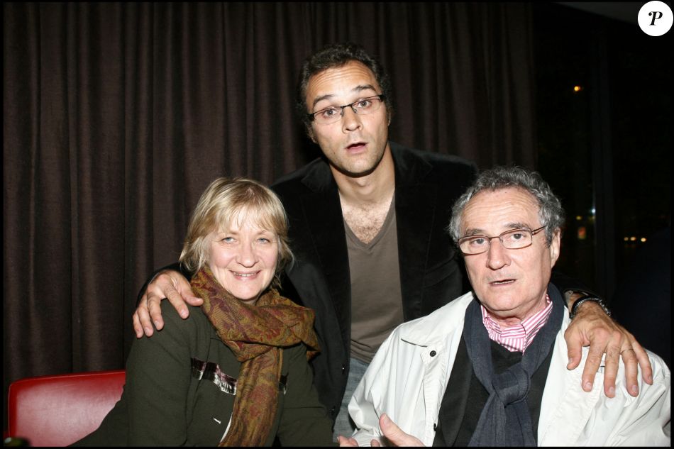 Daniel Prévost, sa femme Jetta et leur fils Soren - Avant-première du