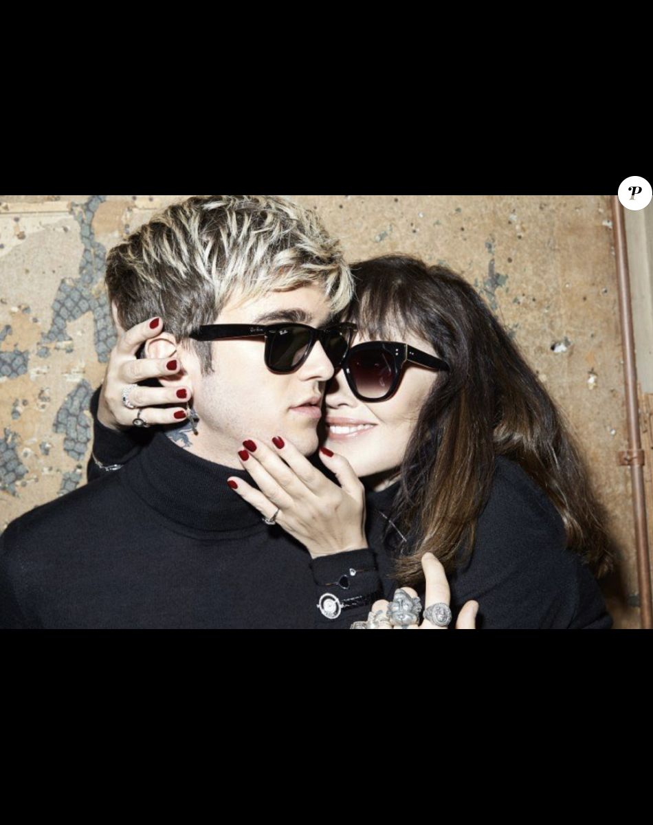 Gabriel-Kane Day-Lewis et Isabelle Adjani sur Instagram, le 4 avril 2017.