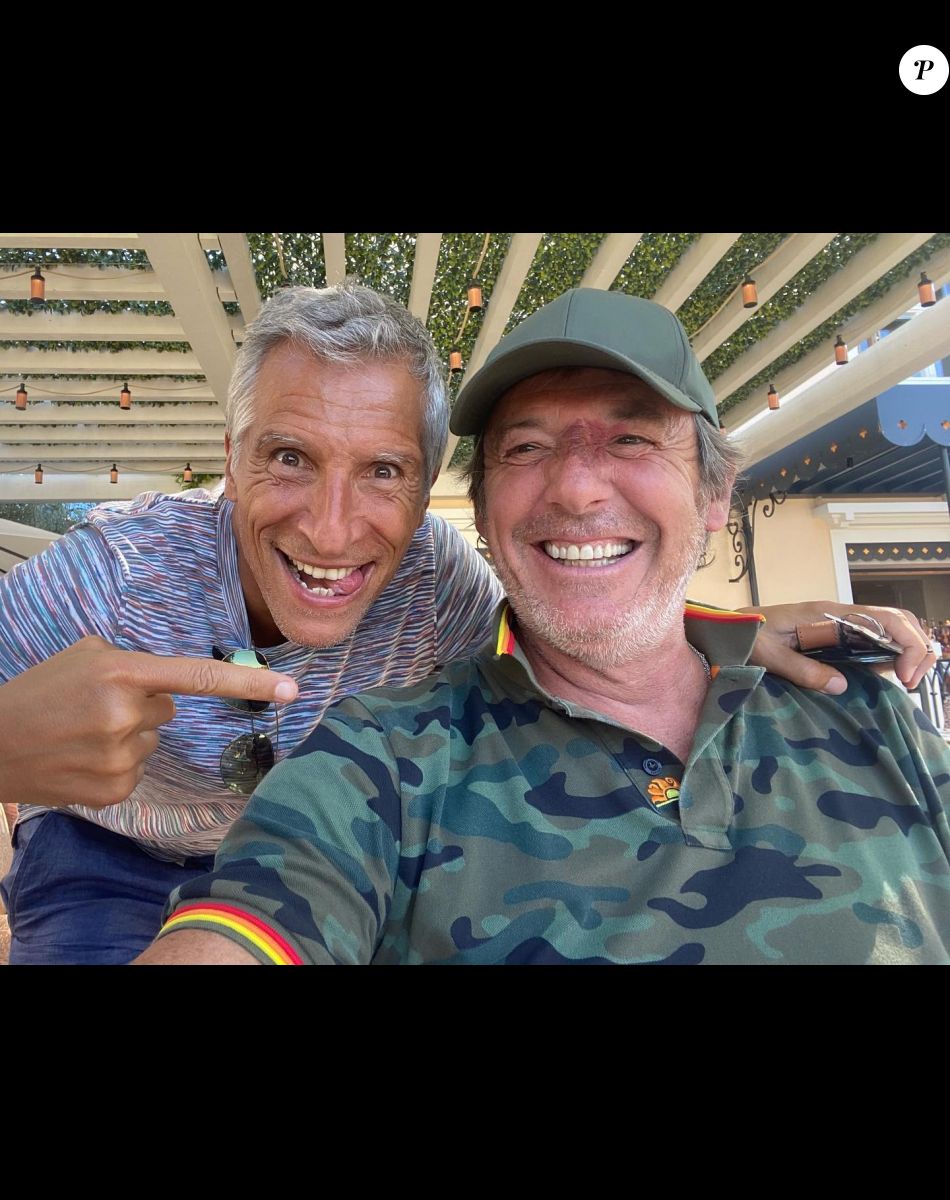 Jean-Luc Reichmann et Nagui sur Instagram. Le 27 juin 2022.