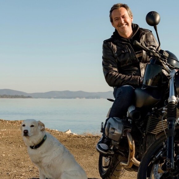 Jean-Luc Reichmann et sa chienne Donna. Instagram, le 15 février 2022.