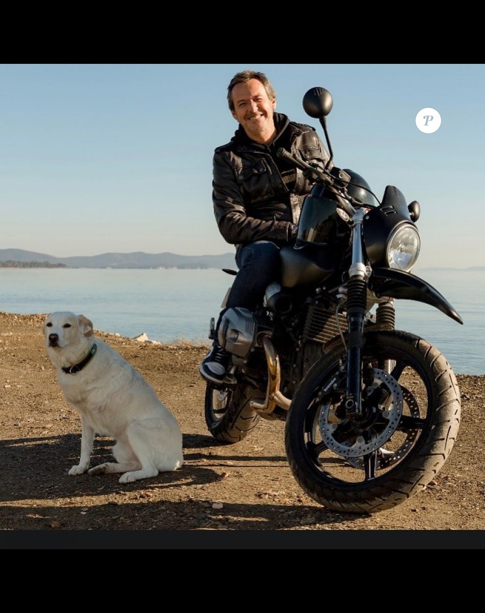Jean-Luc Reichmann et sa chienne Donna. Instagram, le 15 février 2022.