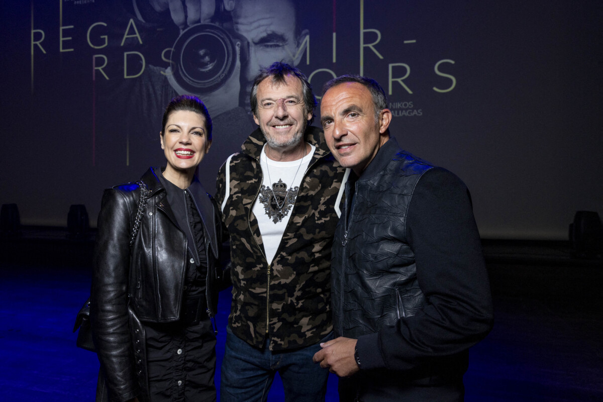 Photo Exclusif Jean Luc Reichmann Nikos Aliagas Et Sa Femme Tina