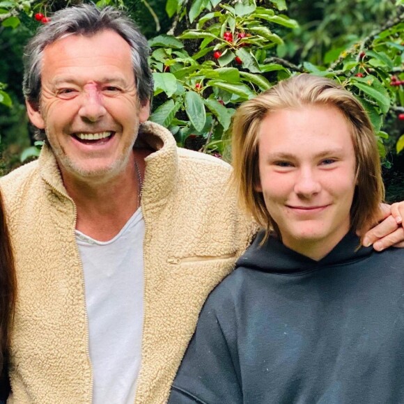 Jean-Luc Reichmann et son fils Swann.