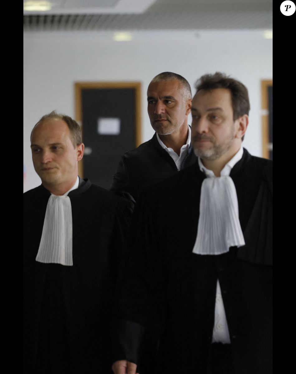 Patrick Antonelli et son avocat David-Olivier Kaminski - Procès de P.Antonelli, accusé de corruption active et de blanchiment dans une affaire de faux permis de conduire qui remonte à 2016 à la 15ème chambre du tribunal correctionnel de Nanterre le 17 juin 2020. Le procès se déroule jusqu'au 19 juin 2020. © Christophe Clovis / Bestimage