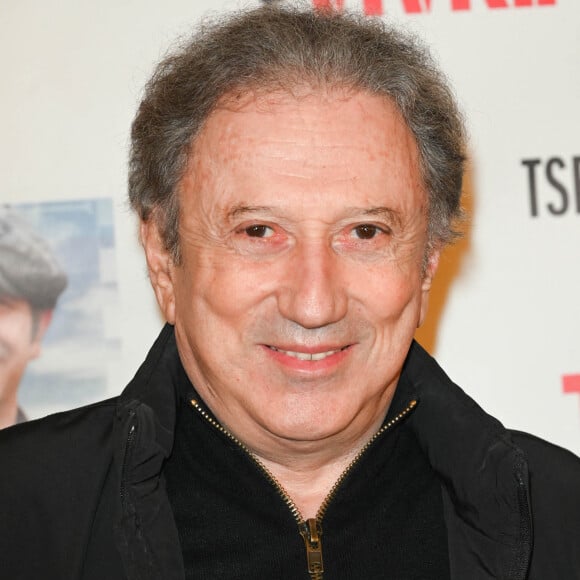 Michel Drucker - Photocall à la première du film "Tourner pour vivre" sur la vie cinématographique du réalisateur C.Lelouch à Paris © Coadic Guirec / Bestimage