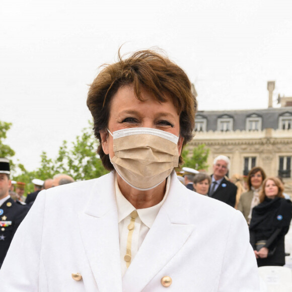 Roselyne Bachelot - Cérémonie de commémoration de la 77ème de la Victoire du 8 mai 1945, à l'Arc de Triomphe, Paris le 8 mai 2022. © Jacques Witt / Pool / Bestimage 