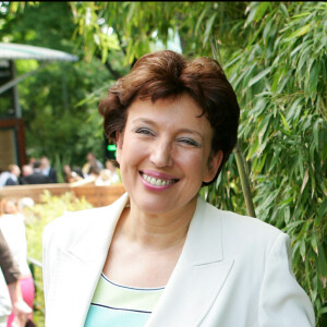 Roselyne Bachelot à Roland Garros en 2005. 