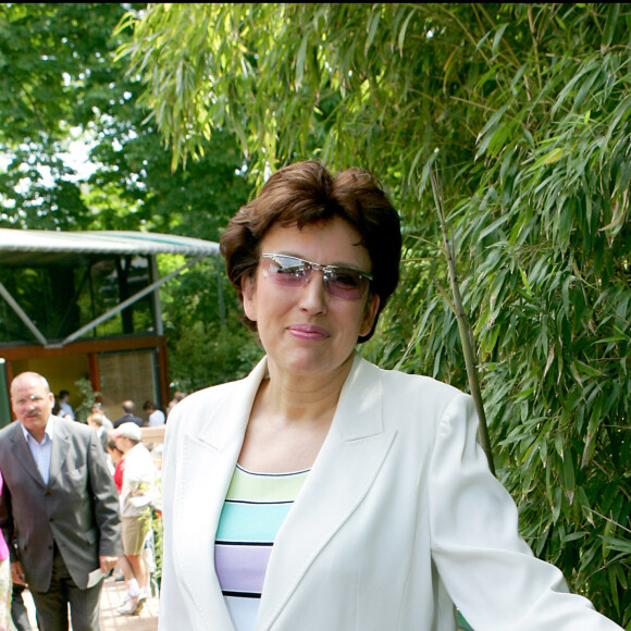 Roselyne Bachelot au Tournoi de Roland Garros 