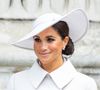 Meghan Markle, duchesse de Sussex - Les membres de la famille royale et les invités lors de la messe célébrée à la cathédrale Saint-Paul de Londres, dans le cadre du jubilé de platine (70 ans de règne) de la reine Elisabeth II d'Angleterre. Londres. 
