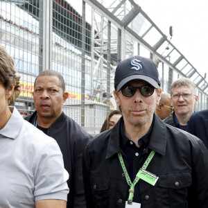 Tom Cruise au Grand Prix de Formule 1 (F1) de Silverstone, le 3 juillet 2022.