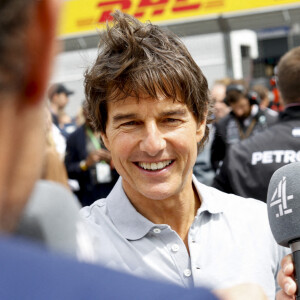 Tom Cruise au Grand Prix de Formule 1 (F1) de Silverstone, le 3 juillet 2022.