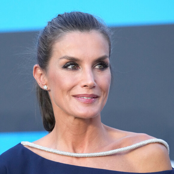 La reine Letizia d'Espagne - La famille royale d'Espagne arrive à la cérémonie de remise des prix "Princess of Girona Foundation" à Barcelone le 4 juillet 2022. 