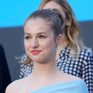 La princesse Leonor d'Espagne - La famille royale d'Espagne arrive à la cérémonie de remise des prix "Princess of Girona Foundation" à Barcelone le 4 juillet 2022. 