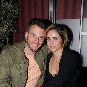 Exclusif - Norbert Tarayre et sa compagne - Soirée de lancement de l'agence Upper Talent, filiale de Banijay Talent au Marta à Paris, France, le 19 octobre 2021. © Christophe Clovis / Bestimage