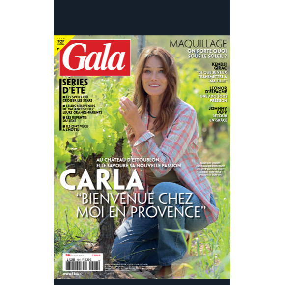 Couverture du magazine Gala du jeudi 7 juillet 2022