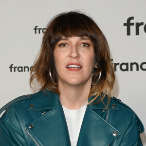 Daphné Bürki au photocall pour la conférence de presse de rentrée de France TV à la Grande Halle de la Villette à Paris, France. © Coadic Guirec/Bestimage