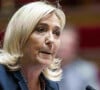 Discours de Marine Le Pen, présidente du Groupe RN à l'Assemblée nationale à l'assemblée nationale à Paris, France, le 6 juillet 2022. © Jean-Baptiste Autissier/Panoramic/Bestimage 