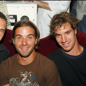 Michael Llodra, Arnaud Clément et Richard Gasquet au VIP Room 