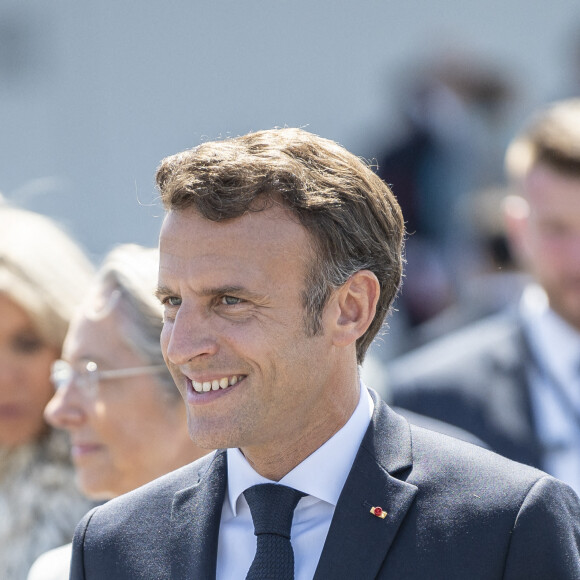 Le président Emmanuel Macron lors du défilé militaire du 14 Juillet à Paris. © Eliot Blondet / Pool / Bestimage 