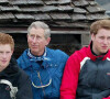 Le prince Harry, duc de Sussex, le prince William, duc de Cambridge, Le prince Charles, prince de Galles 