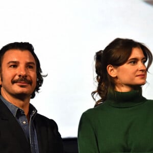 Exclusif - Michaël Youn, Oriane Deschamps (la fille de M. Laroque) - Présentation du film de M. Laroque "Brillantissime" en avant-première à Nice aux Pathé Cinémas, le 10 novembre 2017. © Bruno Bebert/Bestimage