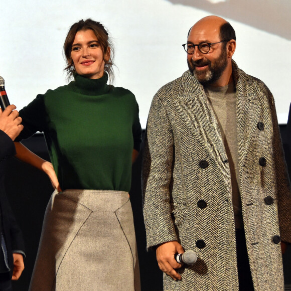 Exclusif - Michaël Youn, Oriane Deschamps (la fille de M. Laroque) et Kad Merad - Présentation du film de M. Laroque "Brillantissime" en avant-première à Nice aux Pathé Cinémas, le 10 novembre 2017. © Bruno Bebert/Bestimage