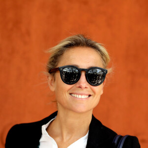 Anne-Sophie Lapix - Célébrités dans le village des internationaux de France de tennis de Roland Garros à Paris, France, le 8 juin 2019. ©Jacovides-Moreau / Bestimage 