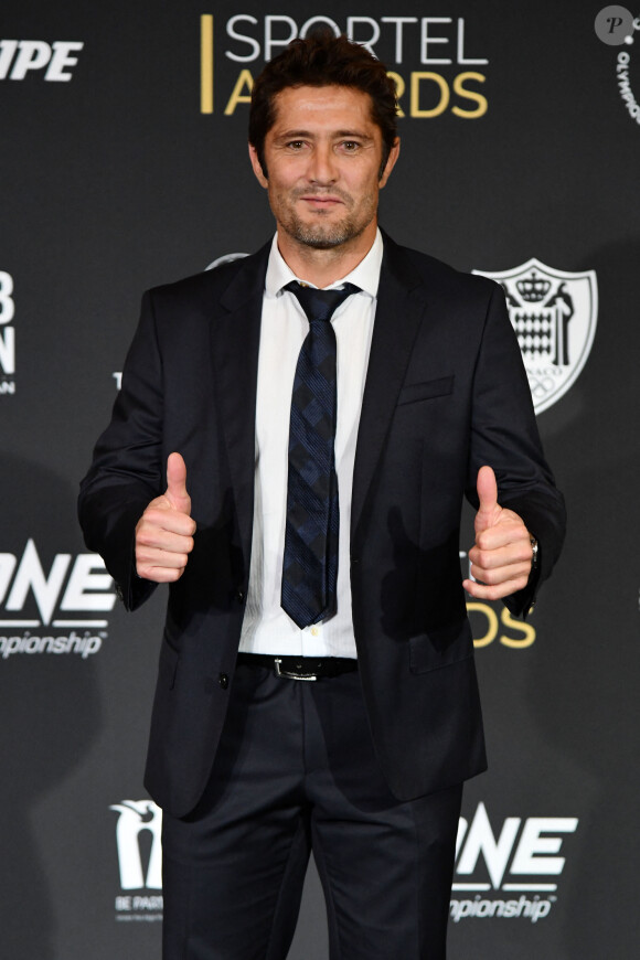 Bixente Lizarazu durant la soirée des Sportel Awards 2018 au Grimaldi Forum à Monaco le 23 octobre 2018. © Bruno Bebert/Bestimage 