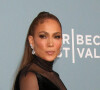 Jennifer Lopez à la première du film "Halftime" à New York, le 8 juin 2022. 