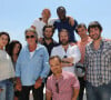 Photocall de l'équipe du film "Les Francis" du réalisateur Fabrice Begotti à l'hôtel restaurant Cala di Sole près d'Ajaccio en Corse, le 3 juin 2014.