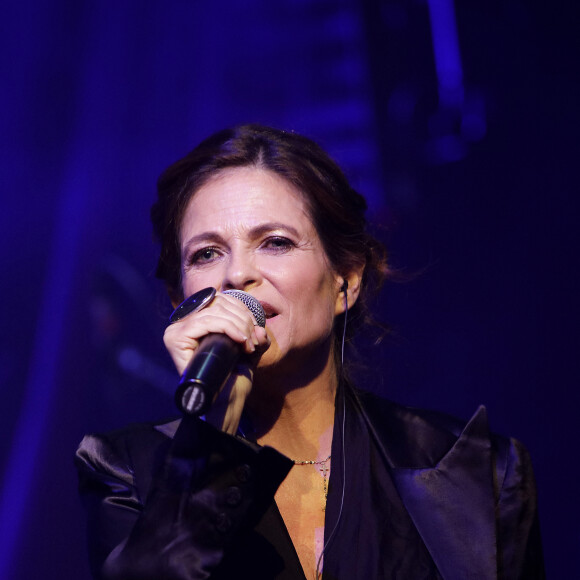 Charlotte Valandrey a fêté son 50ème anniversaire lors de son concert au Zèbre de Belleville à Paris. Le 29 novembre 2018 © Cédric Perrin / Bestimage 