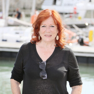 Eva Darlan - Photocall de la série "Faites des gosses" lors de la 21ème édition du Festival de la Fiction TV de la Rochelle. Le 14 septembre 2019 © Patrick Bernard / Bestimage