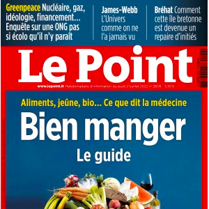 Couverture du magazine "Le Point" du jeudi 21 juillet 2022