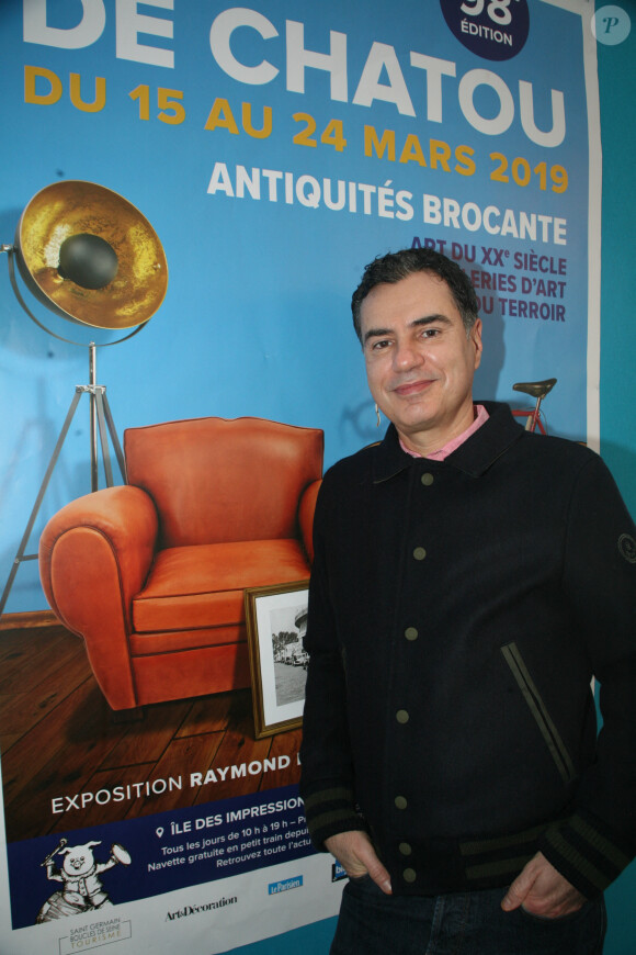 Laurent Luyat - Personnalités à la Foire de Chatou. Le 16 mars 2019.