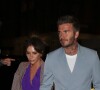 David Beckham, Victoria Beckham - Les célébrités assistent au dîner Beckham organisé au "Harry's Bar" lors de la Fashion week à Londres, le 15 septembre 2019. 