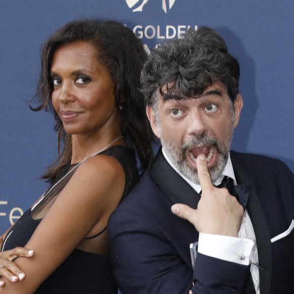 Stéphane Plaza et Karine le Marchand - Cérémonie de clôture du 61e Festival de Télévision de Monte Carlo. © Denis Guignebourg/Bestimage