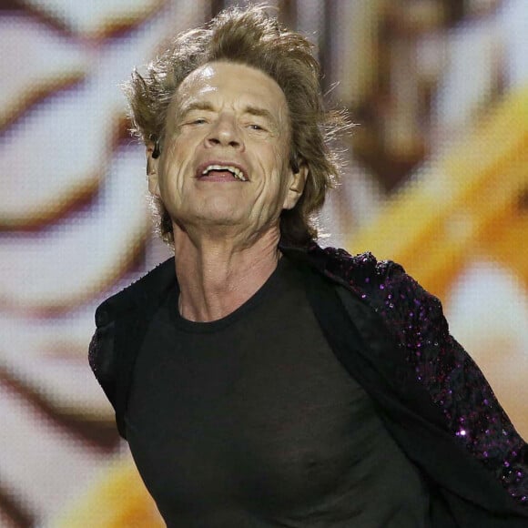 Mick Jagger - Les Rolling Stones en concert au Groupama Stadium à Décines-Charpieu, dans la métropole de Lyon. © Pascal Fayolle / Bestimage