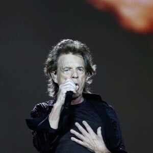 Mick Jagger - Les Rolling Stones en concert au Groupama Stadium à Décines-Charpieu, dans la métropole de Lyon. Le 19 juillet 2022. © Pascal Fayolle / Bestimage