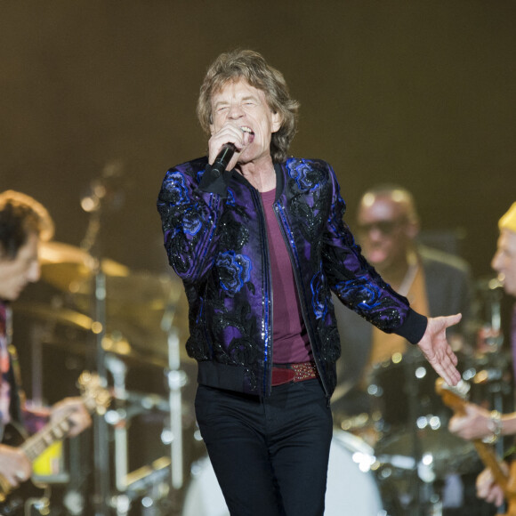 Les Rolling Stones (Mick Jagger, Keith Richards, Ronnie Wood et Steve Jordan) en concert à Charlotte dans le cadre de leur tournée "No Filter Tour". Le 30 septembre 2021.  © Jason Moore/Zuma Press/Bestimage