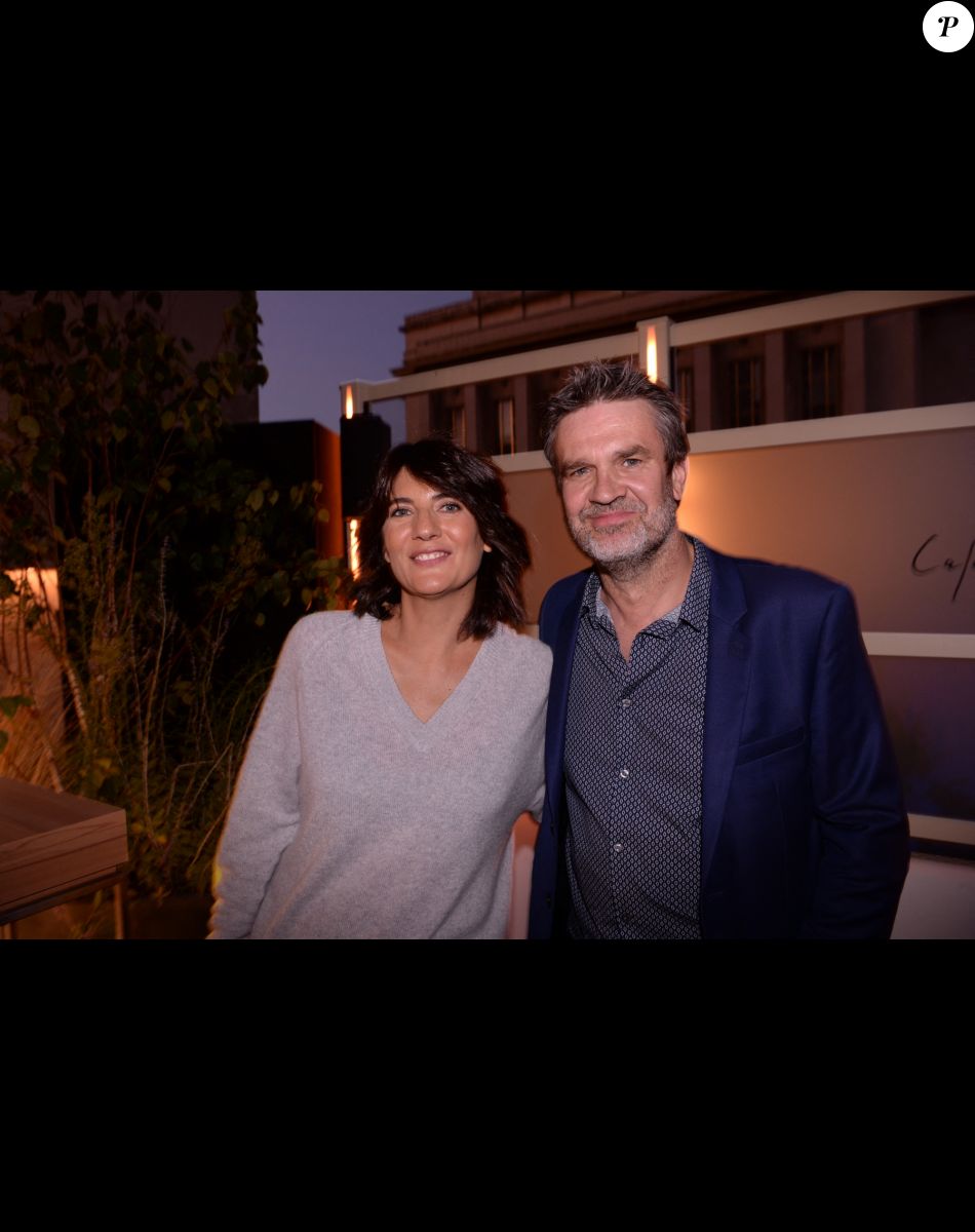 Estelle Denis, Hervé Mathoux - Soirée Orange objectif 2024 au restaurant du café de l'homme à Paris le 23 septembre 2021. © Rachid Bellak/Bestimage