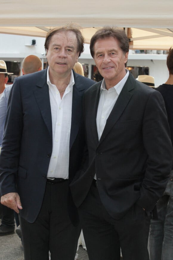 Daniel lauclair et Henri Sannier - 2ème Trophée de la Pétanque Gastronomique au Paris Yacht Marina , le 27 Juin 2014 à Paris