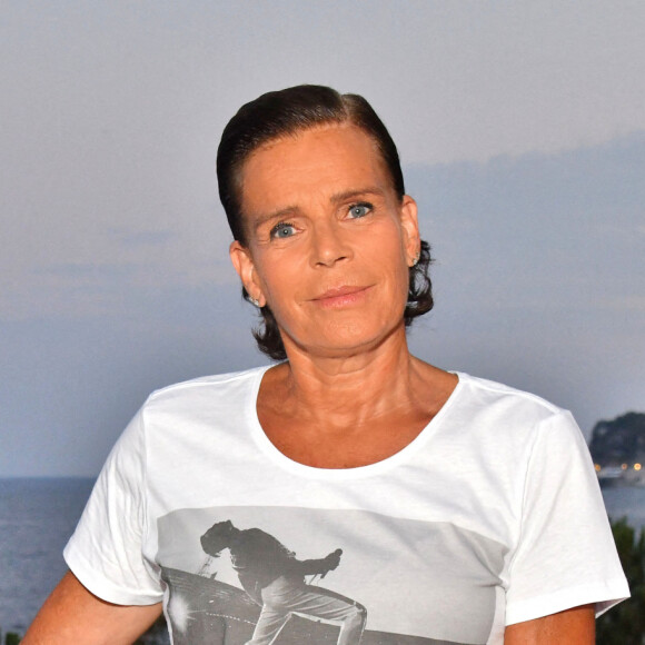 Exclusif - La princesse Stéphanie de Monaco durant la traditionnelle soirée d'été de Fight Aids Monaco au Sporting Club de Monaco, le 23 juillet 2022 © Bruno Bebert/Bestimage