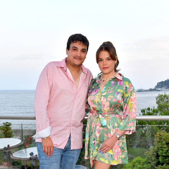 Exclusif - Camille Gottlieb et son meilleur ami, Médy Anthony durant la traditionnelle soirée d'été de Fight Aids Monaco au Sporting Club de Monaco, le 23 juillet 2022 © Bruno Bebert/Bestimage